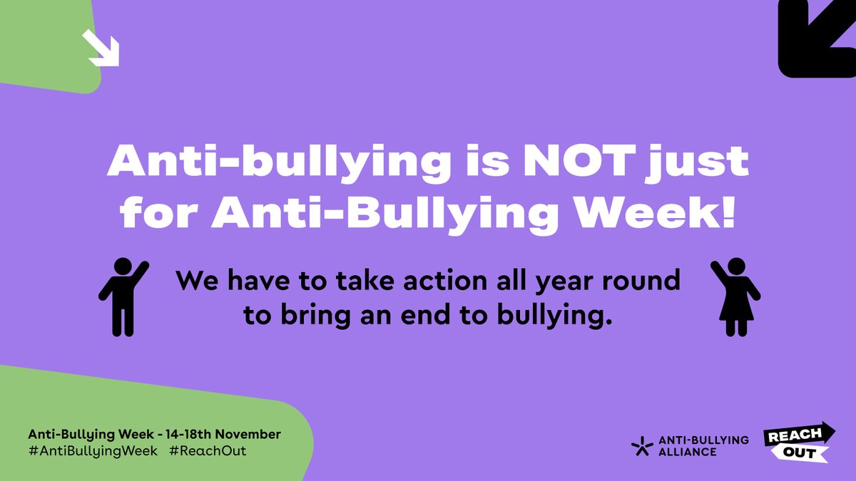 eystwales's tweet photo. While we use this #AntiBullyingWeek to raise awareness and share resources, let it be known that we work all year round to combat bullying. Any form of discrimination relating to race, class...it IS bullying so call it out, #ReachOut and don't let the bullies win! https://t.co/zFm9dfAJOG