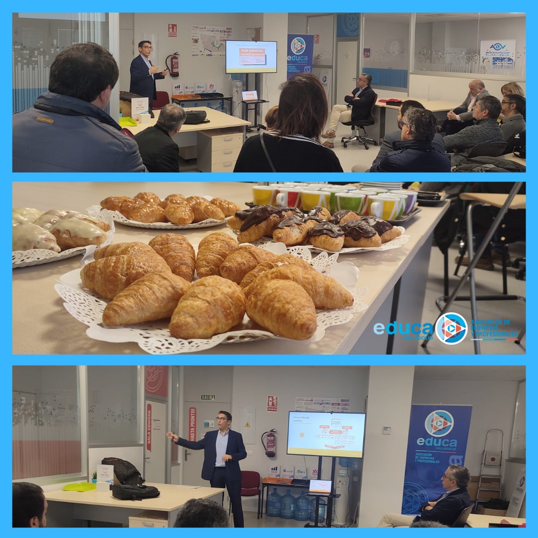 Hoy hemos disfrutado de un nuevo #DesayunoProfesional de la mano de #BorjaGilsanz que nos ha presentado su libro  ‘El día después. Guía para PYMES: cómo enfrentarse con éxito a la era pos-COVID' ✅👏