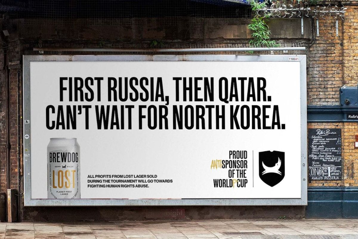 Brewdog lança campanha publicitária ousada anunciando "antipatrocínio" a Copa do Mundo do Qatar e recebe críticas de dissimulação

#brewdog #mercadointernacional #catalisi
Link:

bit.ly/3GgNvvP