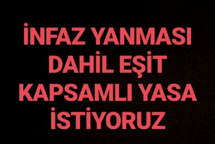 -Adil yargılanmadık
-Haksız cezalar aldık
Merhamet değil Adalet istiyoruz.
Kader mahkumlarına AF istiyoruz.
Eşit ve Kapsamlı #GenelAF