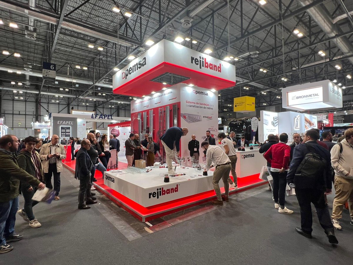 PemsaRejiband's tweet photo. 📢¿Todavía no te has pasado por nuestro Stand? El equipo comercial te espera para conocer todas las soluciones, novedades de producto y los sistemas más rápidos del mercado.
¡No te lo puedes perder!👀
Yo soy de #rejiband ¿Y tú? IFEMA - Pabellón 6, Stand 6D06📌 #Matelec2022 https://t.co/cZz9QsiMaE