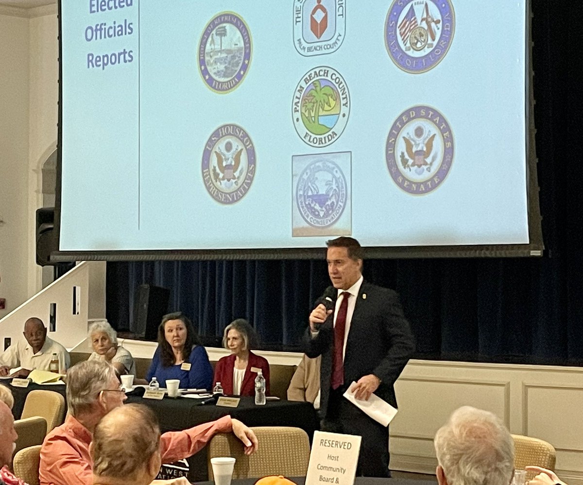 StateAttorney15's tweet photo. State Attorney Dave @aronberg spoke to the delegates of @COBWRA this morning. https://t.co/bYkgbnMoSO
