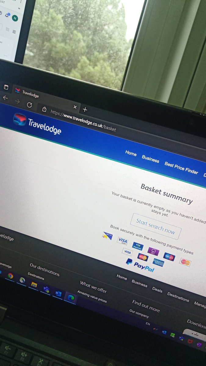 Uknclarke's tweet photo. Noting another problem seen twice that having selected a date, place, and rate, and continue with/without breakfast etc, the Travelodge website thinks there's nothing in the basket and I have to add it again. Grrrr https://t.co/ZtXtuDpdtI