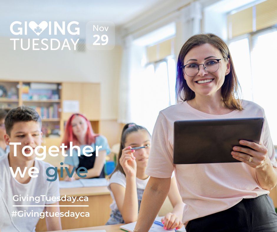 Together we give.

AITC-SK is a registered charity. Make a donation, and together we give teachers access to free #AgEducation resources to help teach students about where their food comes from.

Help build a stronger #SaskAg future: aitc.sk.ca/get-involved/d…

#GivingTuesdayCA