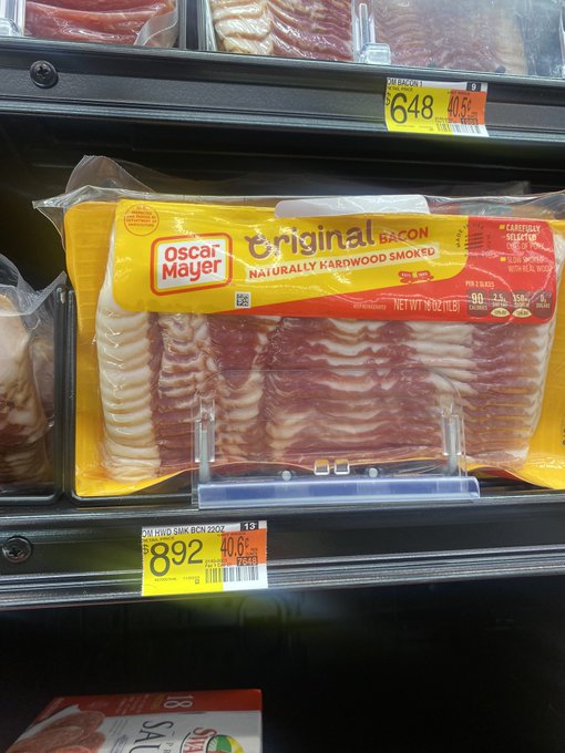 This is a crazy comparison during inflation but &hellip;I&rsquo;m always down for turkey bacon. https://t.co/r3nn