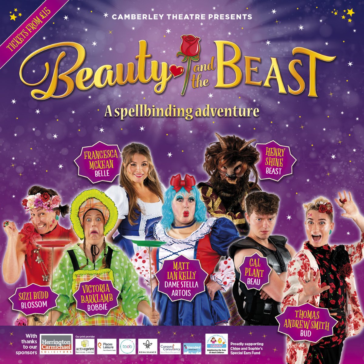 CamboTheatre's tweet photo. We cannot wait to welcome these fabulous actors to Camberley this Christmas for a brand new, magical performance of 'Beauty and the Beast'! @FranksMck @AnnieServicee @50somethingmatt @Henry_Shine  @jakelawrence66 @Suzi_Budd @ThomasAndrew93 
Tickets: https://t.co/8Awgx9Ruy6 https://t.co/5wQRAHlql0