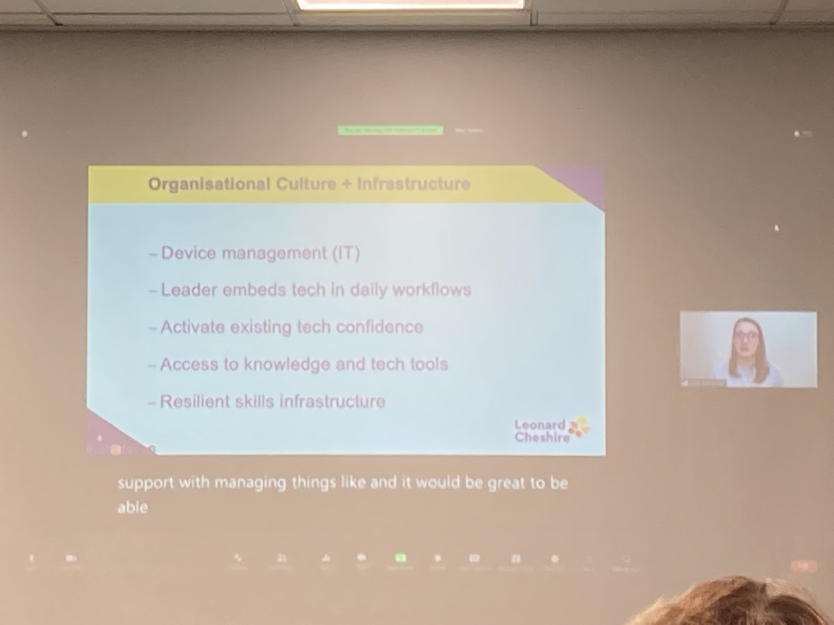 RohanSlaughter's tweet photo. Excellent points being made by @JulieEshlemanAT about the need for a reliable (supportive) IT infrastructure #TechAbility22 https://t.co/bdJ9O73D3a