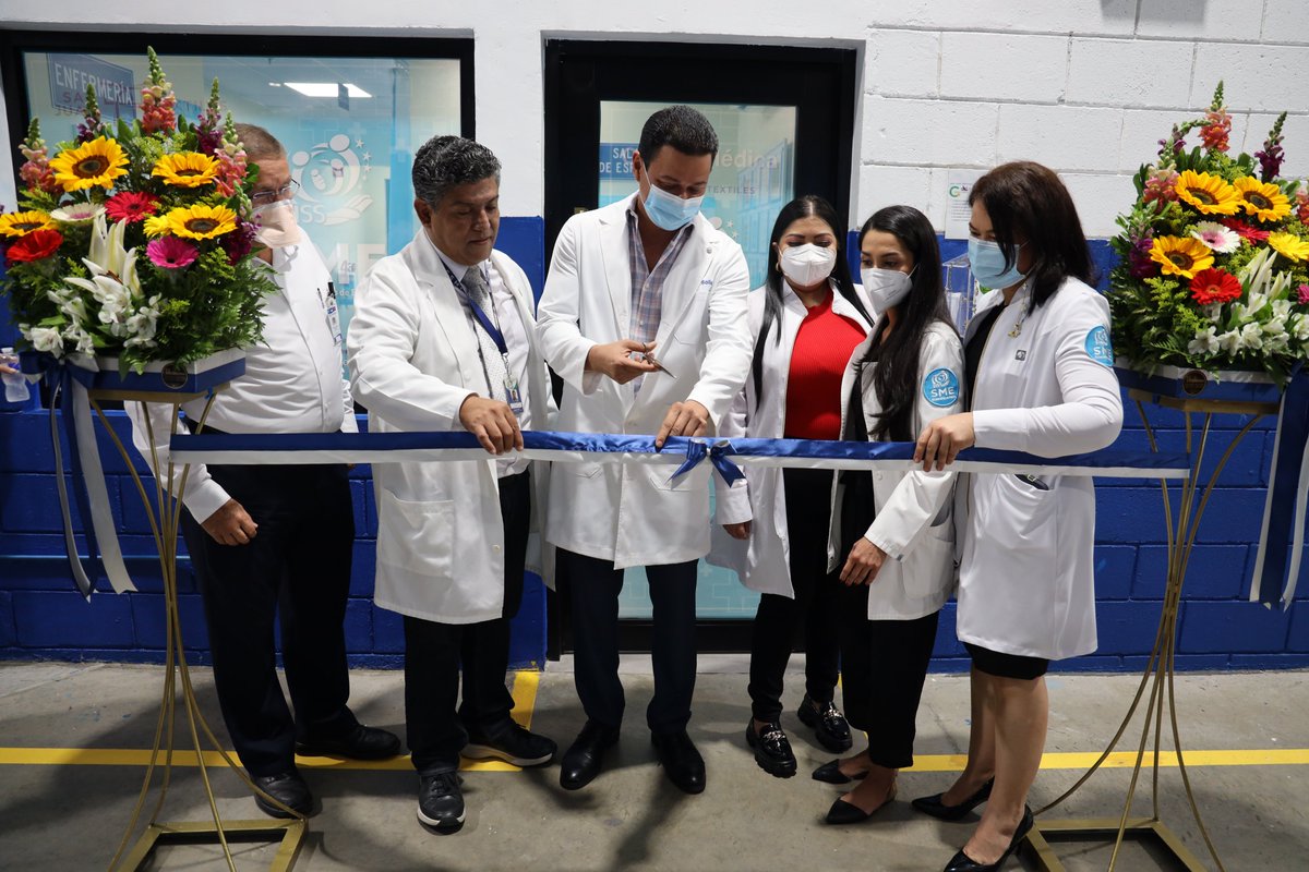 #BuenasNoticias Certificamos 2 clínicas de nuestras empresas de manufactura SpeedtoMarket y textilera San Juan Textiles, bajo el Sistema Médico de Empresas del <a href="/Ihss_hn/">IHSS - Instituto Hondureño de Seguridad Social</a> ; garantizando así la atención médica de calidad 24/7 para nuestra gente.