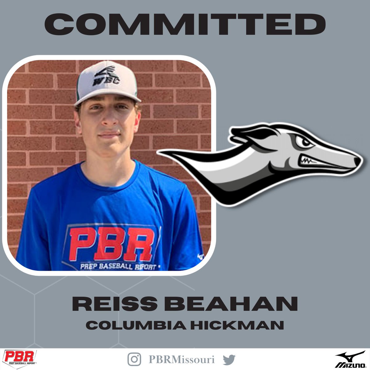 LHP/OF Reiss Beahan (Columbia Hickman, 2023) commits to Moberly CC. 

Beahan was a winner from the St. Louis Open this summer and is ranked No. 185 overall in the state's senior class. 

👤: bit.ly/3Gqz6NP