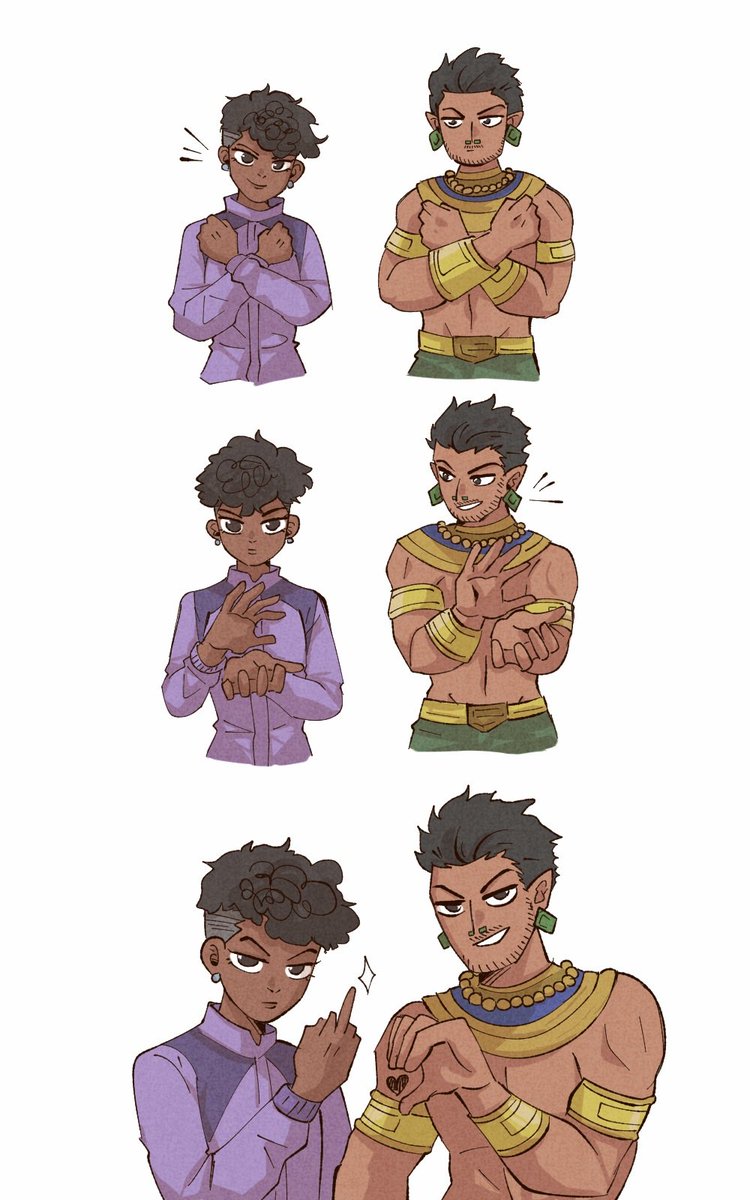 applepie7_77's tweet photo. ⚠namor x shuri
their gesture： https://t.co/nyrS9rOs7q