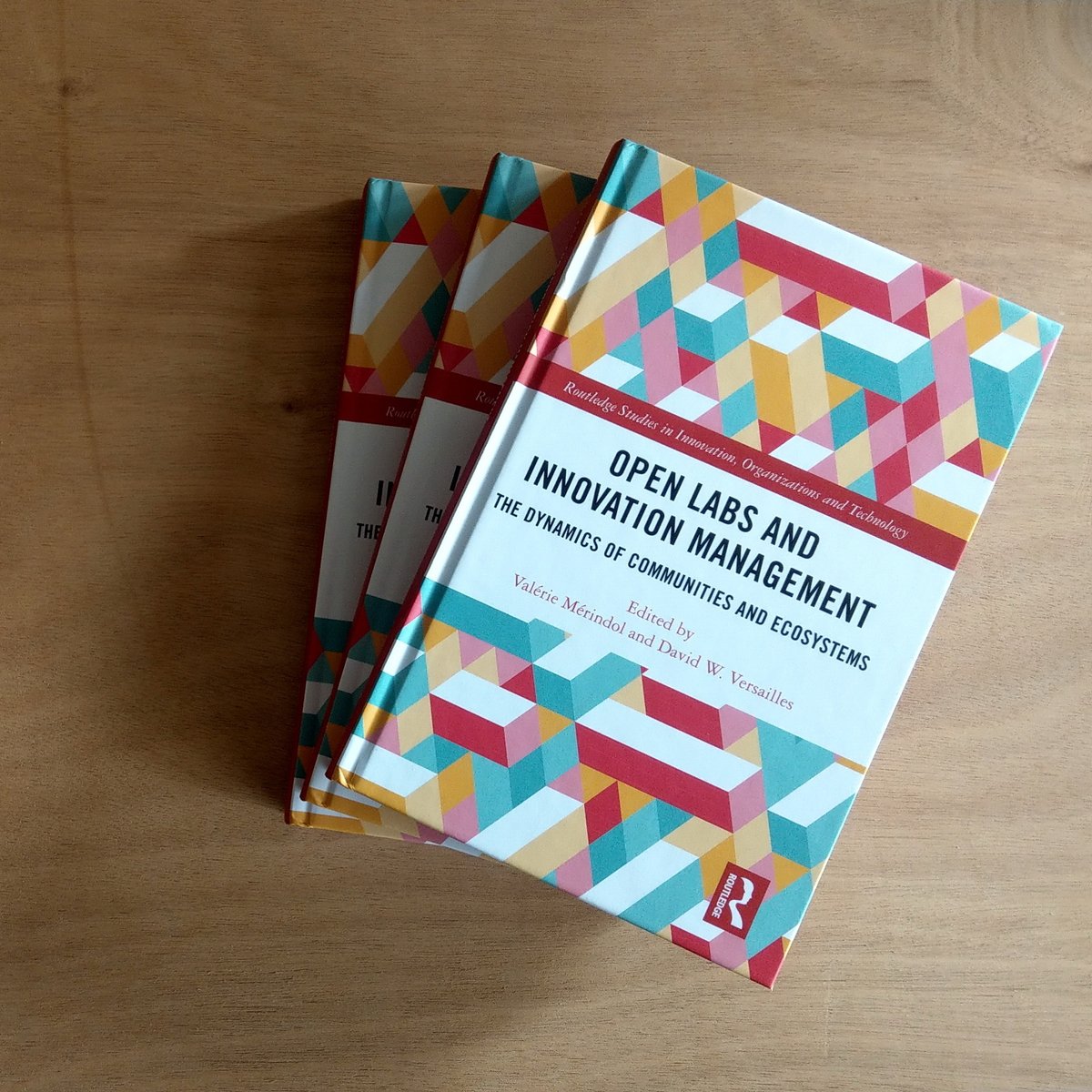 Just received this gift from the postman... 
Our book on #openlabs will be available on Nov 25th (from Routledge and Amazon). Contributions by scholars from <a href="/cnewpic/">newPIC</a> at <a href="/Psbeduparis/">Paris School of Business</a> and <a href="/MosaicHEC/">HEC Mosaic</a> at HEC Montreal. 
More info on books.newpic.fr