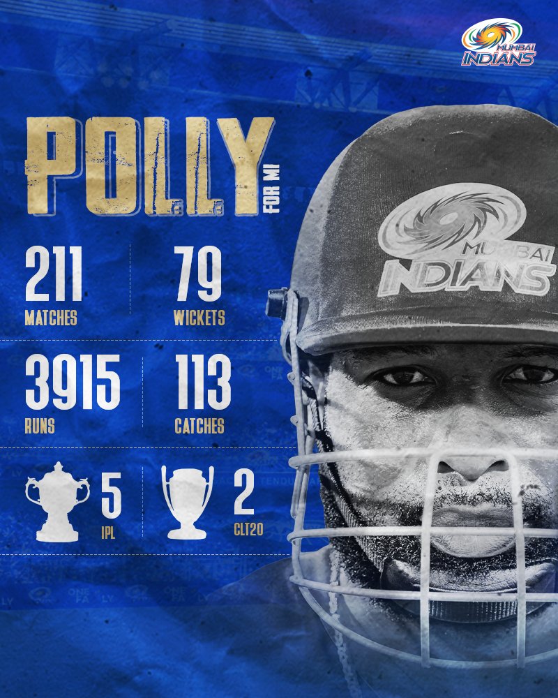 mipaltan's tweet photo. 𝐊𝐢𝐞𝐫𝐨𝐧 𝐏𝐨𝐥𝐥𝐚𝐫𝐝 for #MumbaiIndians. That’s it. That’s the post. 🫡🙇‍♂️💙

#OneFamily @KieronPollard55 https://t.co/BQ4Me3IMGo