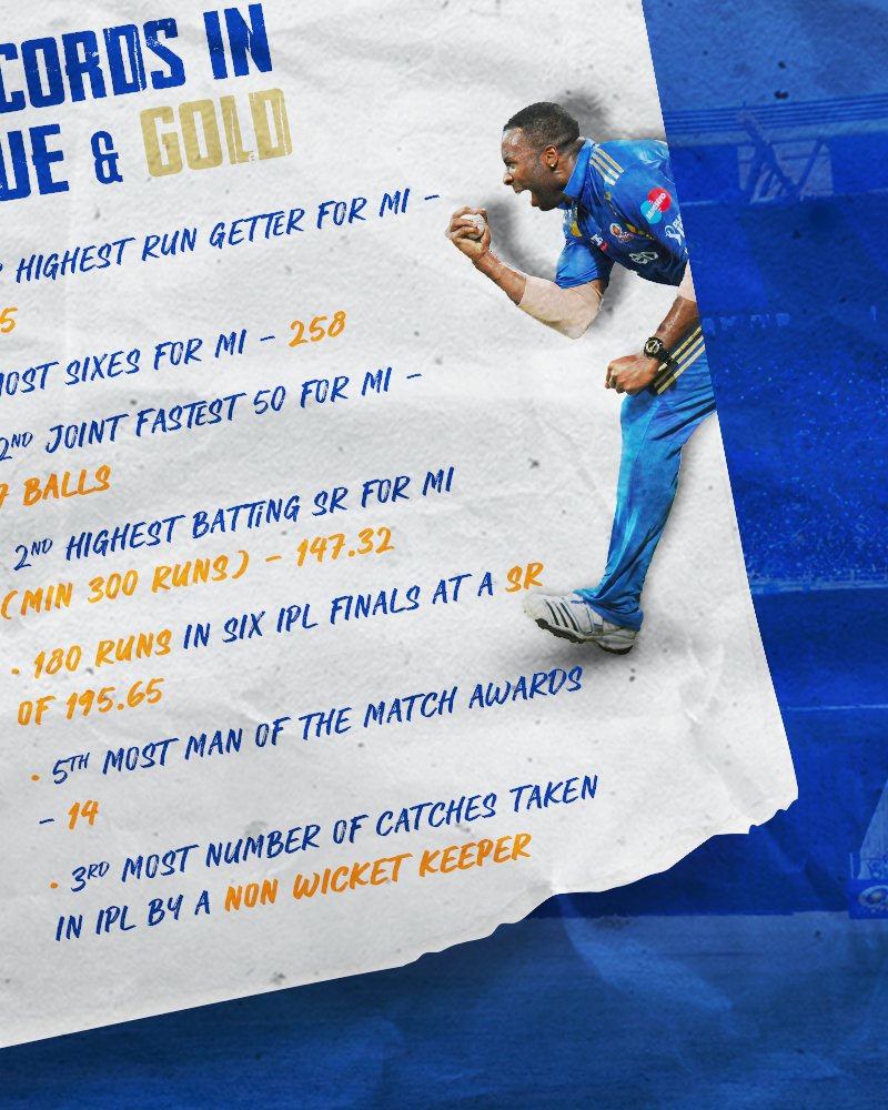 mipaltan's tweet photo. 𝐊𝐢𝐞𝐫𝐨𝐧 𝐏𝐨𝐥𝐥𝐚𝐫𝐝 for #MumbaiIndians. That’s it. That’s the post. 🫡🙇‍♂️💙

#OneFamily @KieronPollard55 https://t.co/BQ4Me3IMGo