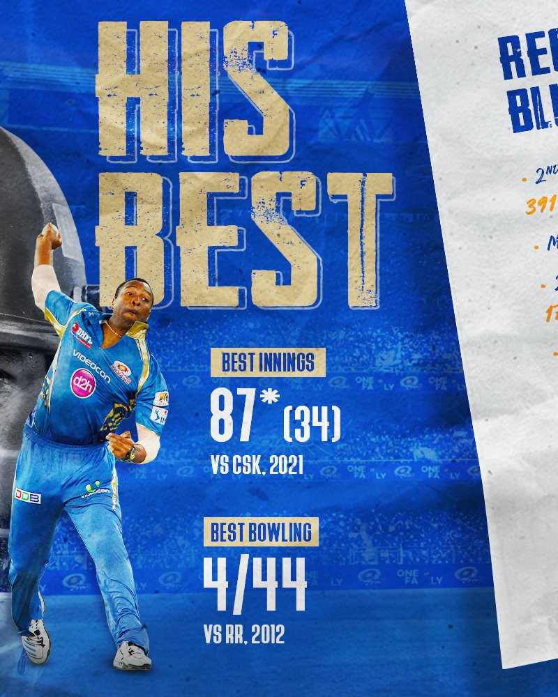 mipaltan's tweet photo. 𝐊𝐢𝐞𝐫𝐨𝐧 𝐏𝐨𝐥𝐥𝐚𝐫𝐝 for #MumbaiIndians. That’s it. That’s the post. 🫡🙇‍♂️💙

#OneFamily @KieronPollard55 https://t.co/BQ4Me3IMGo