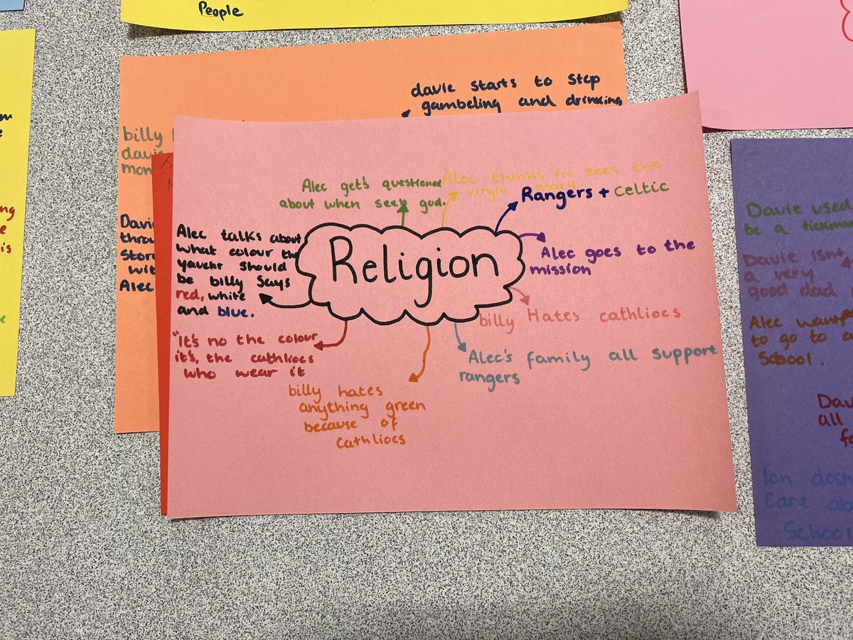 Amazing work from my N5 pupils who were creating revision mind maps on how each of the key themes are explored in Sailmaker to help with potential 8 mark questions. Lots of hard work and enthusiasm from all when completing this task. 👏⛵️ <a href="/EnglishDennyHS/">DHS English</a> <a href="/DennyHighSchool/">Denny High School</a>