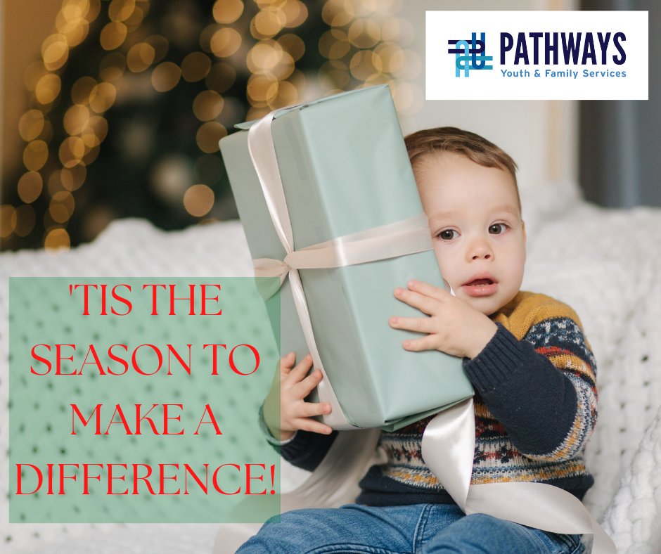 The holidays are near and your support is priceless! Please consider fulfilling wishes of children experiencing foster care by visiting dreamlist.com/org/pathways - a virtual Christmas wish list.  Your support will help make this season extra special for our children and families!