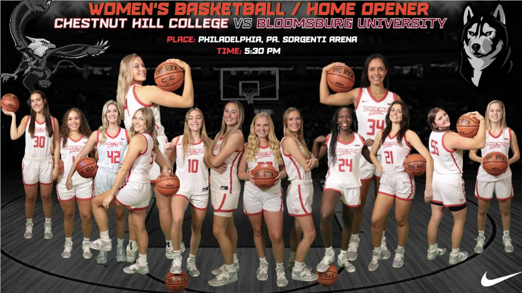 CHCAthletics's tweet photo. Come out and watch the women's basketball team on our home court as they play Bloomsburg University at 5:30 PM!! See you there griffs!!
To all those who will be able to come out, make sure to wear white!!!
#GRIFFNATION #HOMEOPENER #WBASKETBALL https://t.co/1fNm0VTc6k