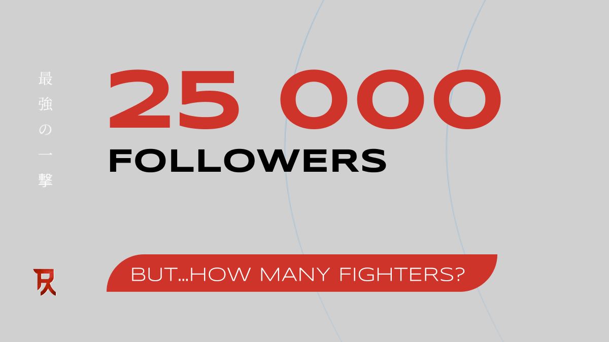Your interest inspires us, this support is amazing! Thanks for 25k and let's make it loud ✊

RT+ tag as many Fighters as you can for Fightlist.