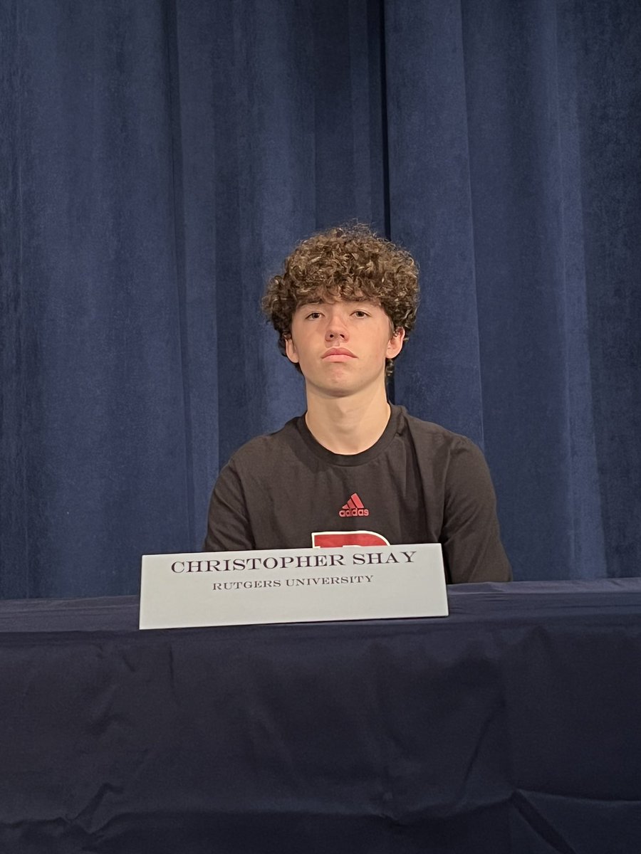 MHSSathletics's tweet photo. Christopher Shay - Rutgers University (Cross Country &amp; Track) 🏃‍♂️ @JRCarroll4 @MiddsouthNation @StacyATCSouth @ColteMHSS @EspositoMHSS @RinellaMTPS @MTPSMattkirk @MTPSRasmussen @MiddsouthNation https://t.co/B3StgbbY2E