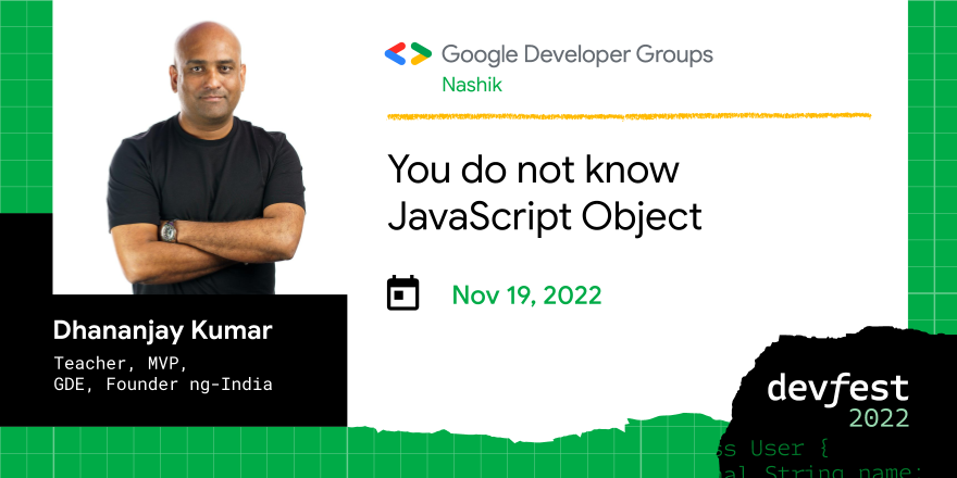 gdgnashik's tweet photo. Meet our speaker, @debug_mode 
Dhananjay Kumar is a teacher, published author, Google Developer Expert in Angular, and creator of one of the world's largest Angular conferences, ng-India.

#devfestnsk2022 
#devfest2022 
#gdgnashik @googledevs https://t.co/MDZ09S6bpC