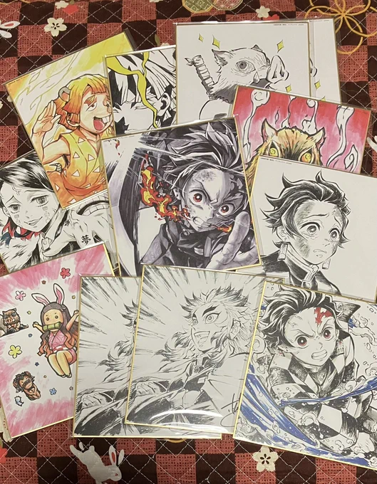 届いたー!わーい✨石後さんの🎴めちゃくちゃカッコいい!!💕 