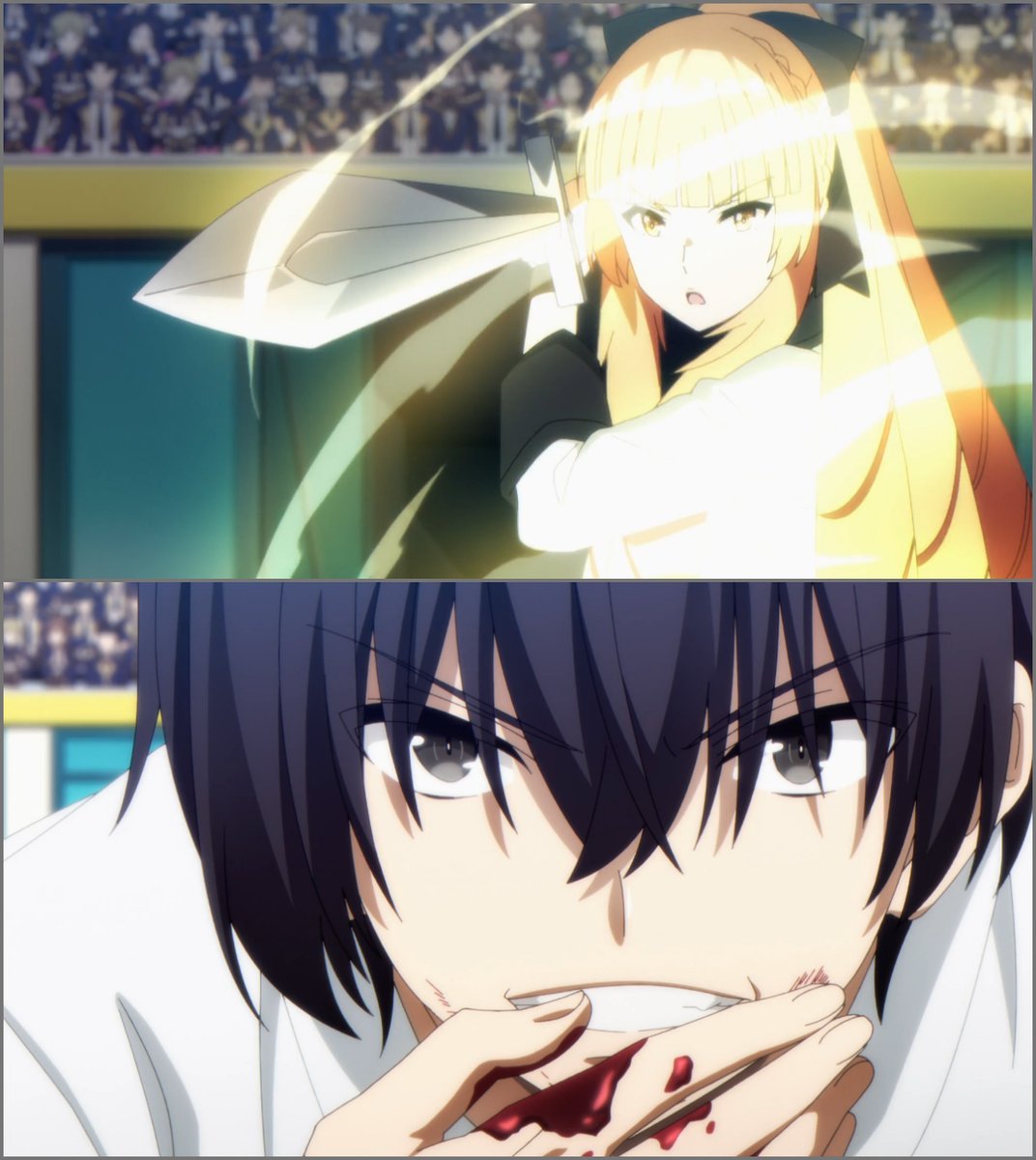 Anime Corner on Twitter: "When a poor background character has to face