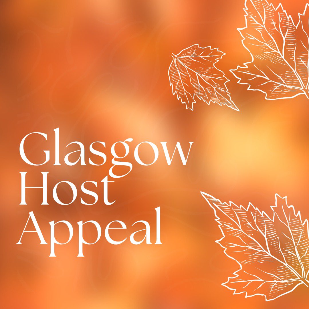 An Iranian lad in #GLASGOW has to leave his current host on Friday. We haven’t found a new one. Helen says “E is a gentle soul, a little quiet but very smiley &amp; polite- super keen to help out with cooking &amp; washing up etc. Likes football. Quite open about missing his mum” Plse RT