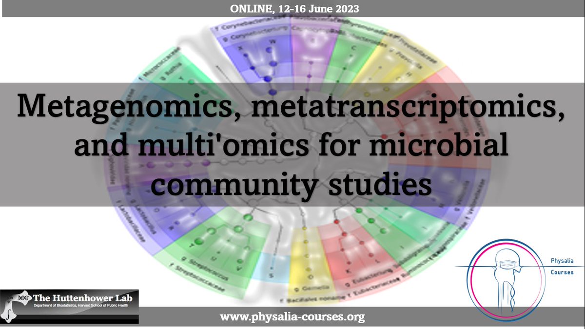Physacourses's tweet photo. 🥁Registration is now open for the 5th edition of the course "Metagenomics, metatranscriptomics, and multi'omics for microbial community studies" with @hutlab in June!

🔗https://t.co/ODTF6aFy8L

#Metagenomics #MultOmics #Bioinformatics #Genomics #microbiome https://t.co/22qHyyMN1D