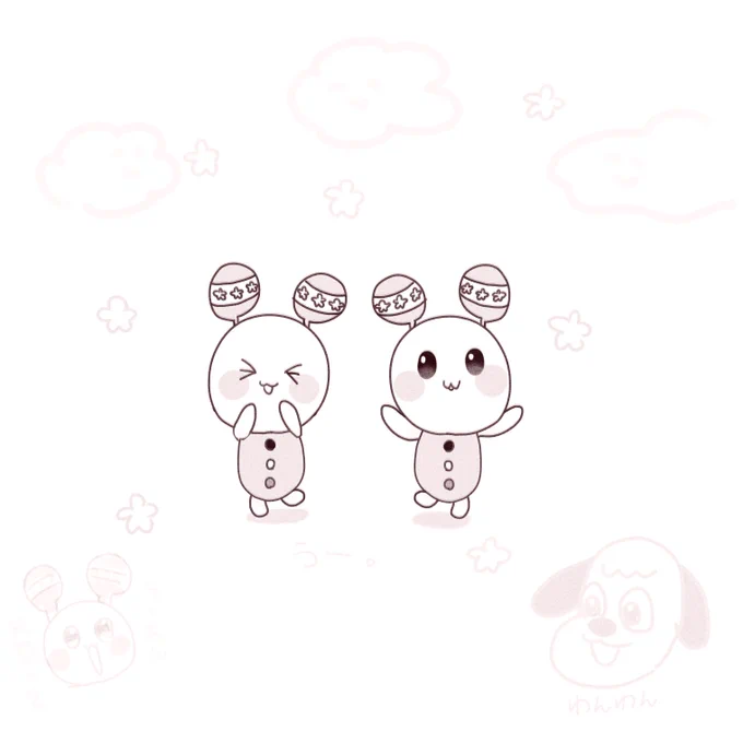 5分で描いた、うー。 