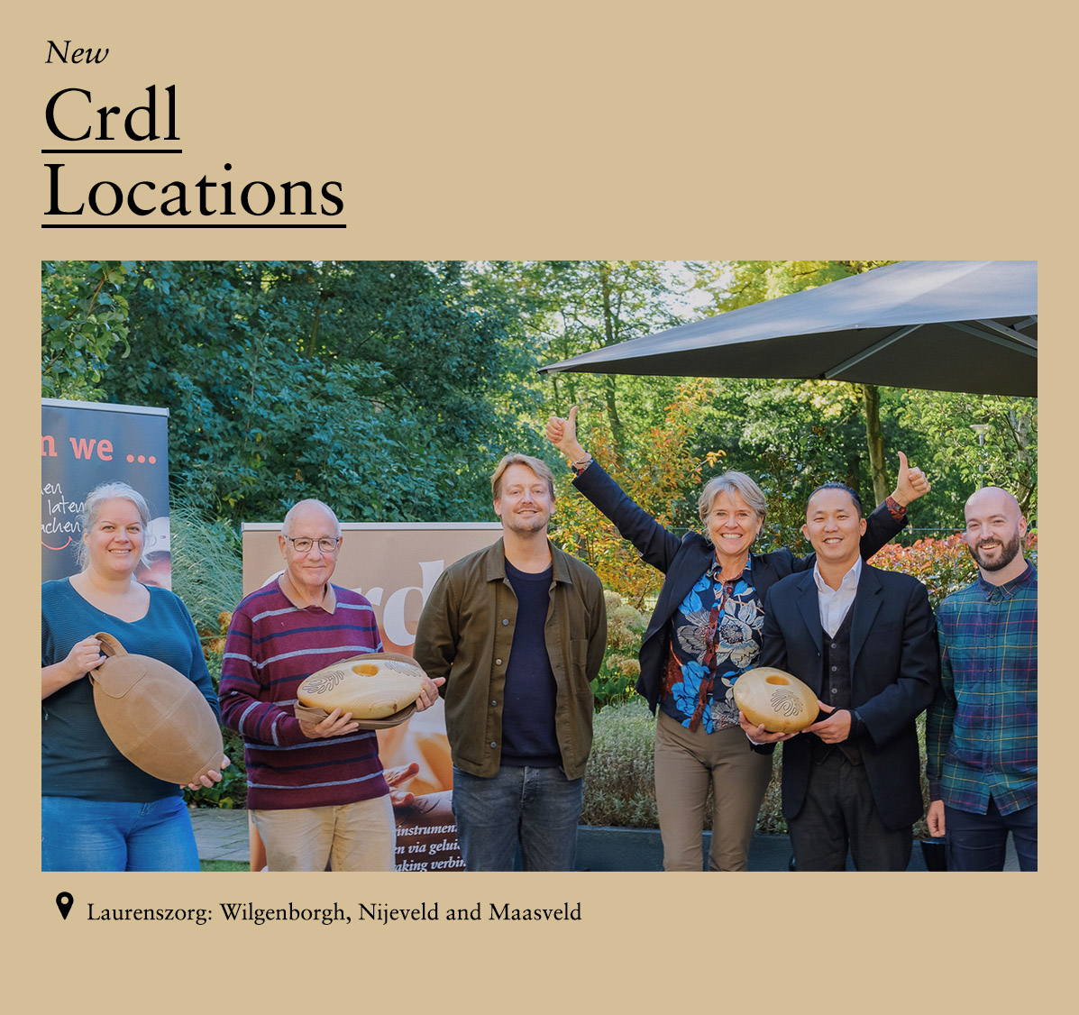 Met dank aan de fondsen, Dignus vriend van Laurens en Stanley van der Kuil is Crdl nu een waardevolle toevoeging in de zorginstelling Laurens op de locaties: Wilgenborgh, Nijeveld en Maasveld. 

#Alzheimers #dementia #ouderenzorg #crdl #elderlycare #zorginnovatie #alzheimerscare