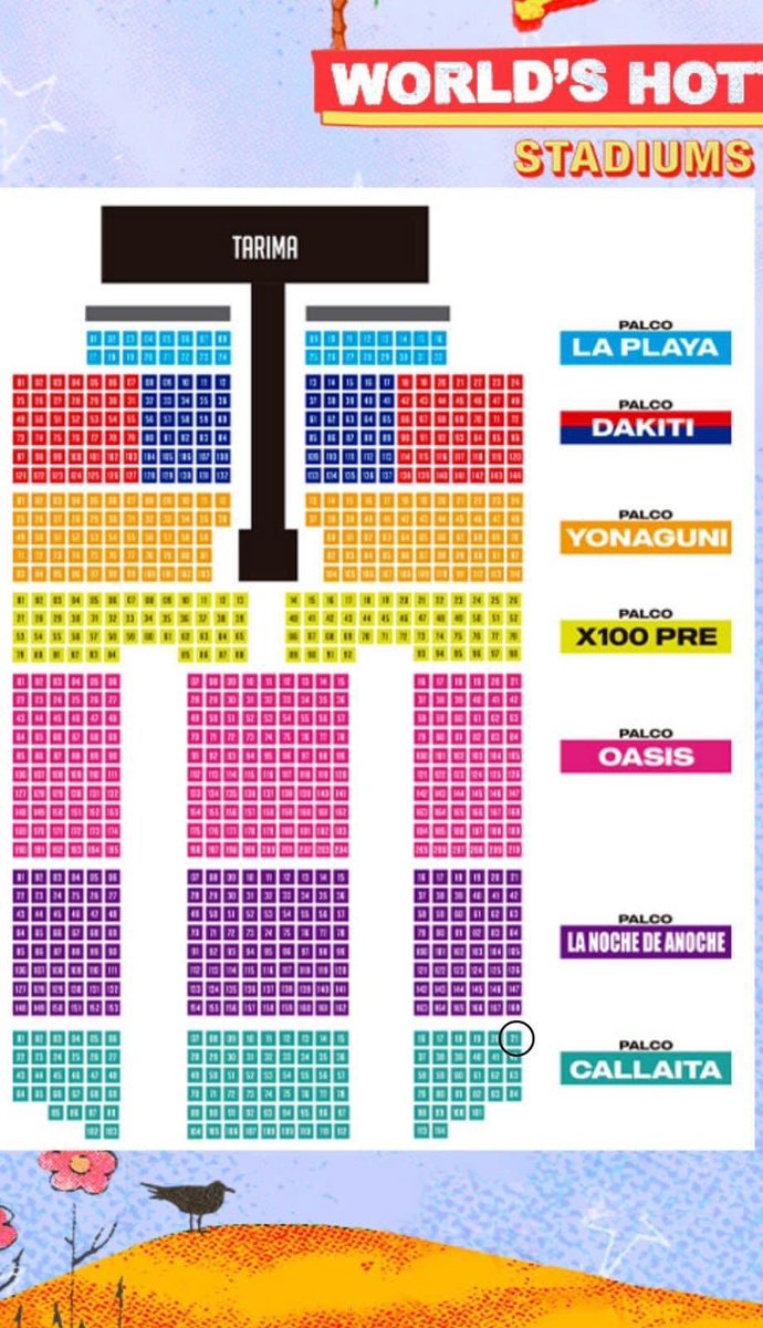 Me ayudan a compartir esto porfaa??  Estoy ayudando a mi mejor amigo a vender el palco Oasis 21 para el concierto de Bad Bunny en Medellín el viernes! Si alguien está interesada o saben de alguien!! Graciasss 🌞