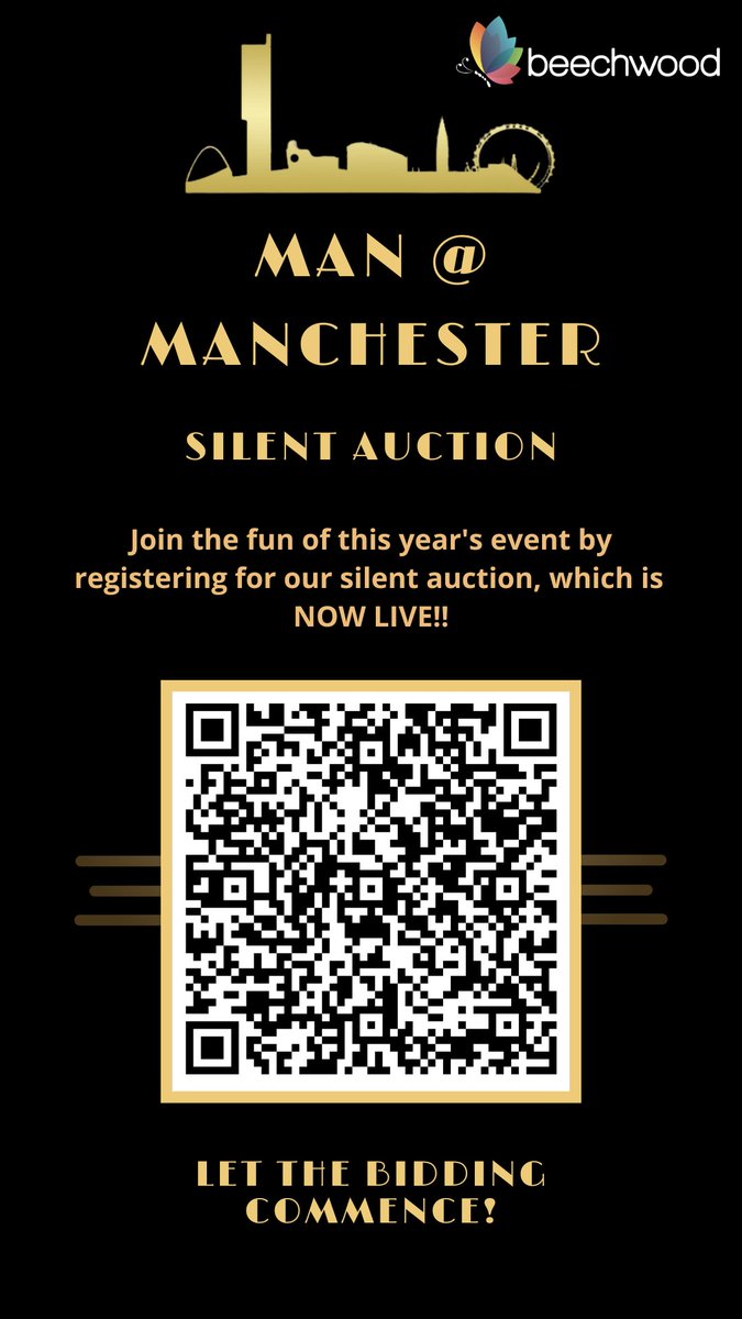 Just two days to go until Friday's MAN@MANCHESTER event!

This year, not only will we have a live auction on the day, but we are giving you the opportunity to start the fun early as we have a silent auction which you can view before the event – and it goes live today!
