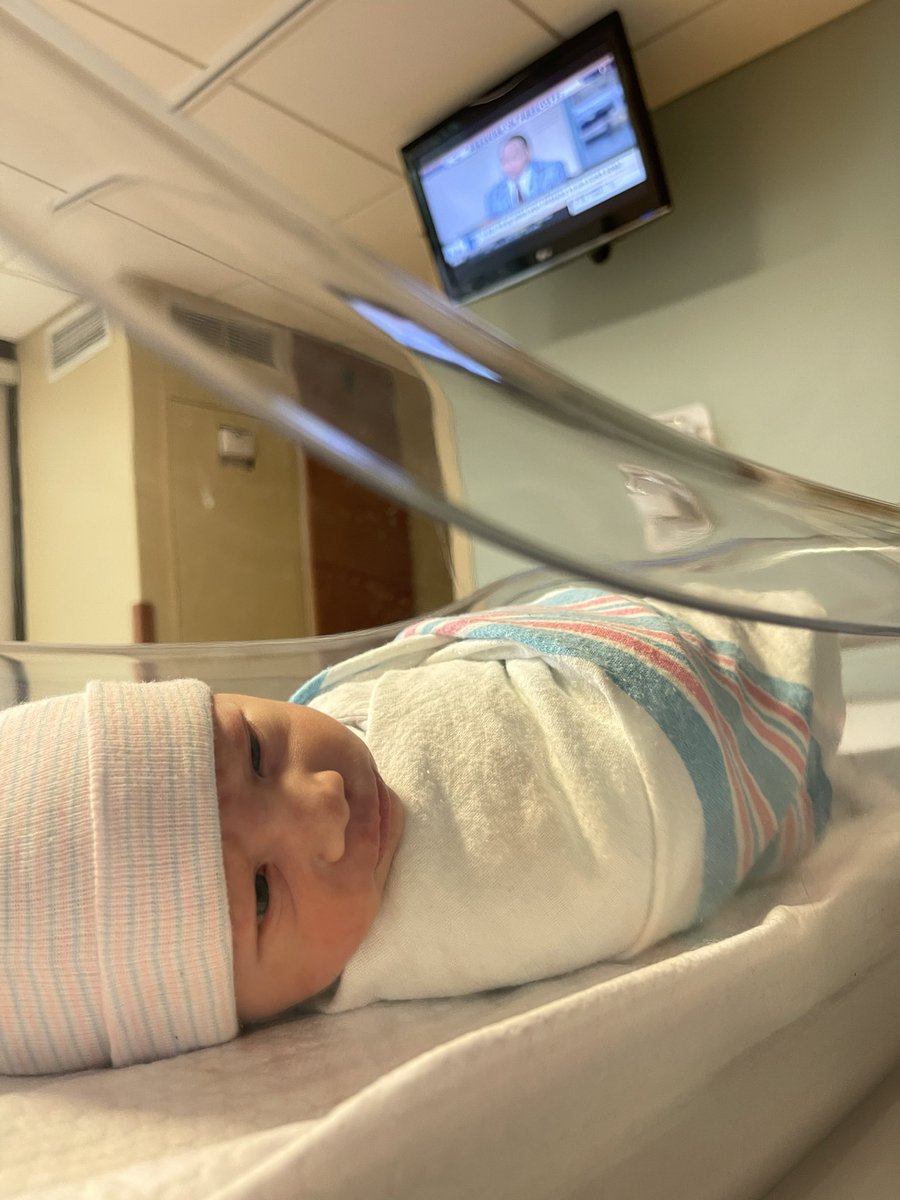 Born yesterday and already getting adjusted to <a href="/stephenasmith/">Stephen A Smith</a>’s voice. 

<a href="/espn/">ESPN</a> <a href="/FirstTake/">First Take</a> <a href="/MollyQerim/">Molly Qerim</a> <a href="/MissCirillo/">Alex Cirillo</a>