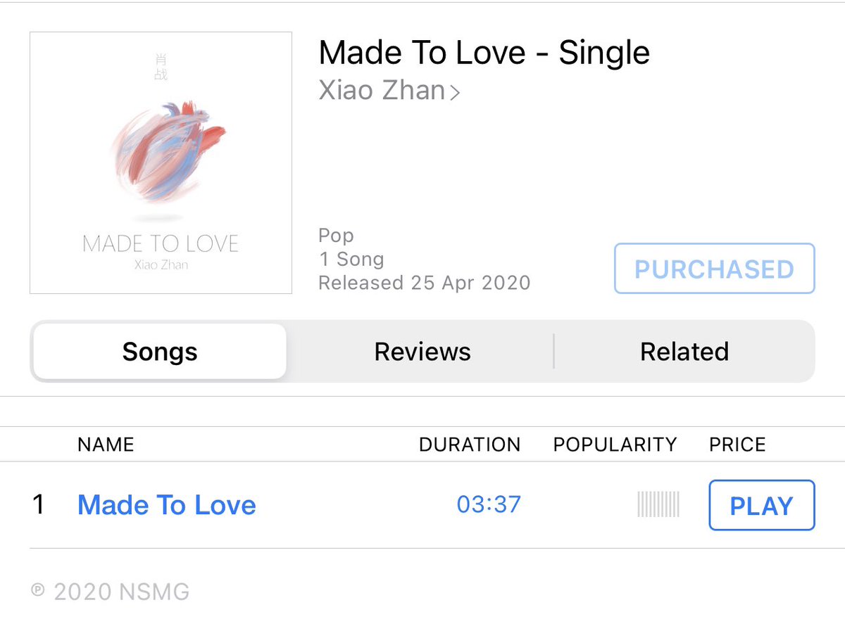 xiaofeixia_id's tweet photo. Xiao Zhan - 光点 Made To Love now available on iTunes &amp; Apple Music❤️

iTunes: Made To Love - Single by Xiao Zhan https://t.co/GzAoAiW3zi

Apple Music: https://t.co/CsG6kC06Jw

#XiaoZhan https://t.co/iVUA6TzFuj