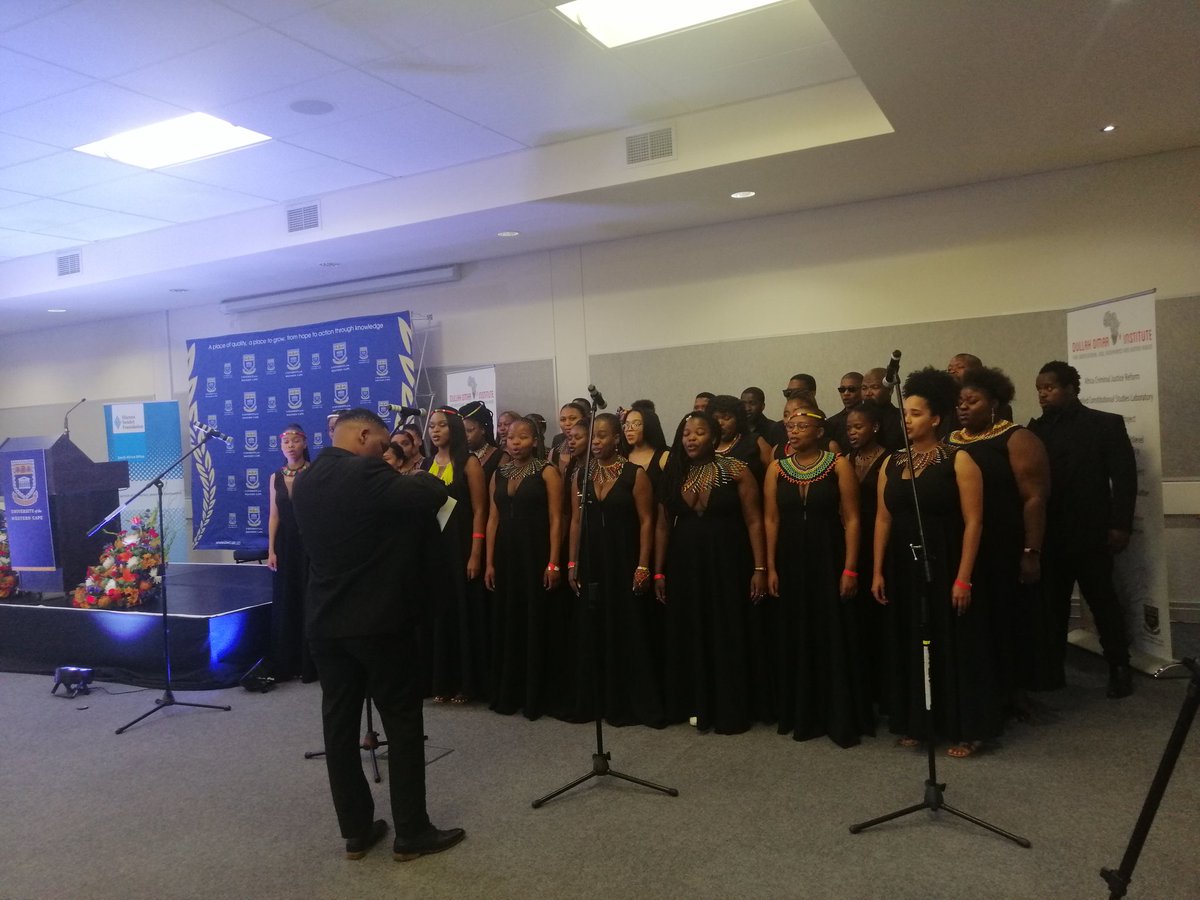UWC_DOI's tweet photo. UWC Creative Arts Choir regaling the guests at #2022DOML. #dullahomar @HannsSeidelSA @UWCLawFaculty @UWConline @webberwentzel https://t.co/jLBlYqEdDe