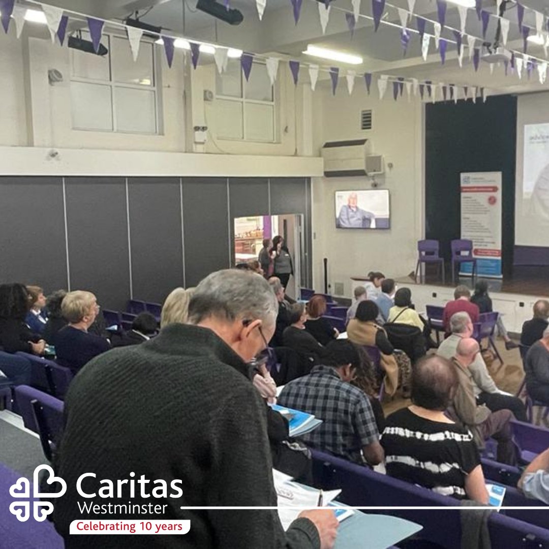 CaritasWestm's tweet photo. “It is not talk that matters; what matters is rolling up our sleeves &amp; putting our faith into practice through a direct involvement”

Read about our recent #CostOfLivingCrisis Conference for parishes &amp; schools across @RCWestminster @DOW_Ed_Service ⬇️ https://t.co/Q5FGPBnqmX https://t.co/fi39EKGOgx