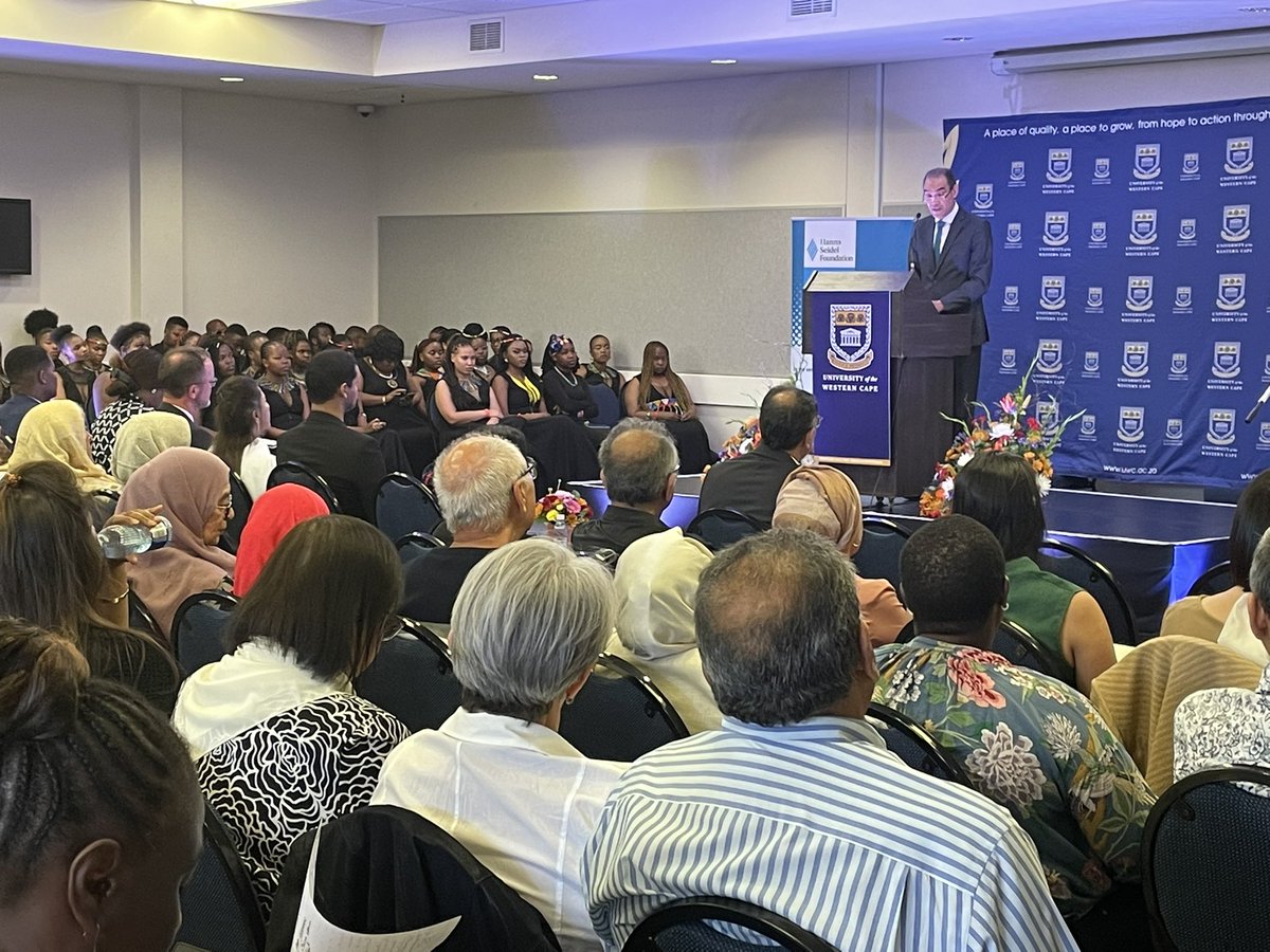 ACJReform's tweet photo. Prof Tyrone Pretorius, Rector and VC of University of the Western Cape welcomes guests to the #2022DOML #dullahomar

@UWC_DOI
@UWCLawFaculty
@UWConline
@HannsSeidelSA
@webberwentzel

https://t.co/6nju2mIEmh https://t.co/0xXFFUhCp9