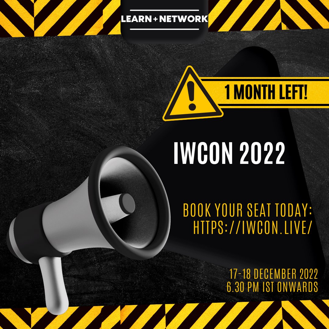 InfoSecComm's tweet image. Only 1 month left for #IWCON2022 😍😍

Who&apos;s excited? Drop 🔥 in chat.

Book your seat here: iwcon.live 

#infosecevent #infosec #bugbounty #hacking #security #cybersecurity #securityevent #hackingevent #networking #networkingevent