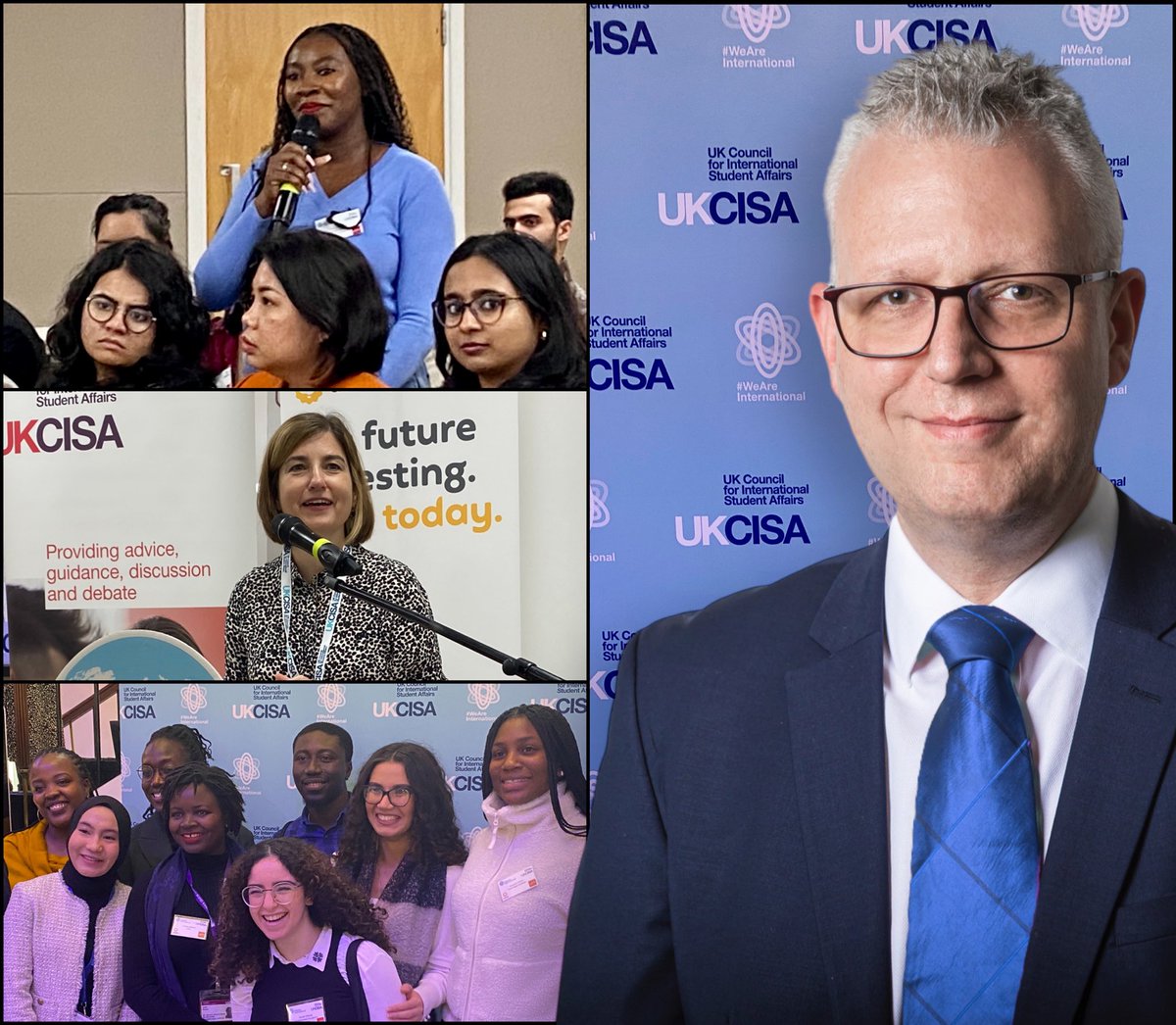 DrAntManning's tweet photo. Thanks to everyone @UKCISA for inviting me to present at the opening plenary for #UKCISAFest 2022 on international student voice! Great to meet and learn from so many diverse students from across the UK’s International Student Community. #WeAreInternational https://t.co/dj3KJuHKQv