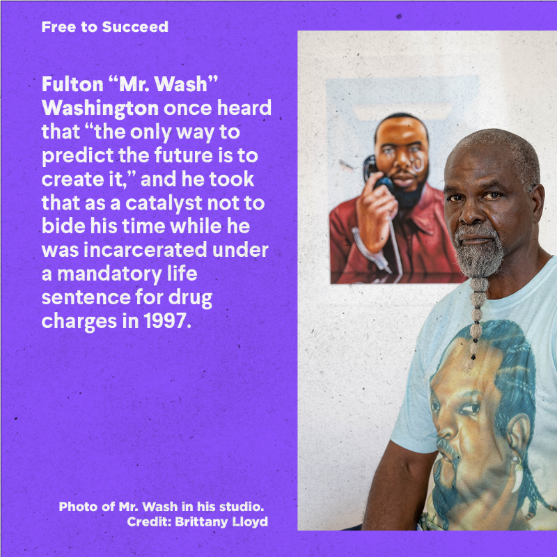 FAMMFoundation's tweet photo. In 2016, President Obama granted Fulton Washington clemency. So many people who’ve been granted a #SecondChance are making the world a better, safer place.
Join FAMM in urging @POTUS and state governors to lead with justice and mercy and embrace clemency now!
#ClemencyNow 💜