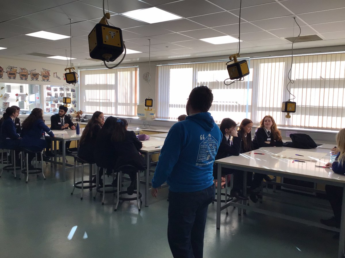 AGS_HSC's tweet photo. We hosted the final workshop for the @habitatni Change Makers Programme today, with @MethodyBelfast. Thank you to Pete &amp; Mary for leading our final information session. 
You’ll see and hear more about the fundraising efforts of our students in the next few weeks. 
@assumptionlive https://t.co/TRDPwMqZF2