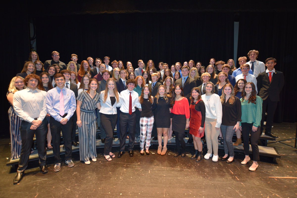 BooneHockey's tweet photo. Congratulations to our new inductees and current members of the National Honor Society! Way to keep the STUDENT in student athlete!  @ava_howells @laurenkabaa @hanhuddleson @FetrowMarlee https://t.co/eF6azk8Vhq