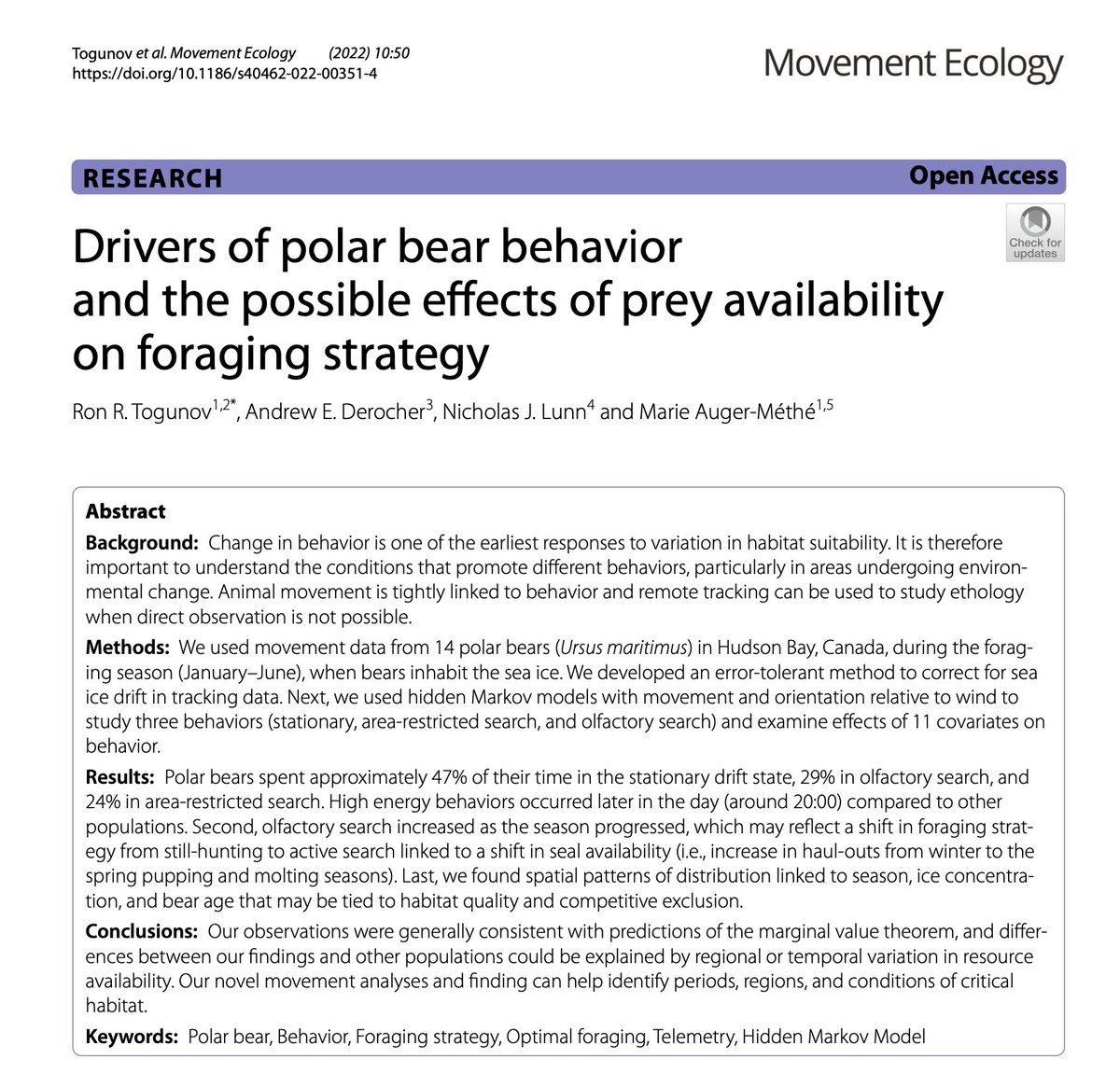 Andrew Derocher tweet media