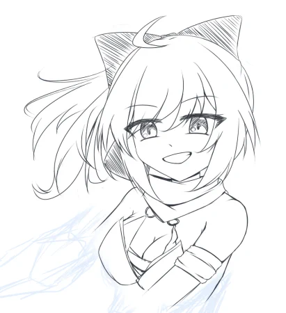 今日の進捗はサボってませんよの合図
いやー……ちょっとポーズいじろうかなってやってると元の絵の色気がどこ行くかっていういつものやつ
とりあえずこのまま下描きを最後まで進めてまずは形にしようね? 