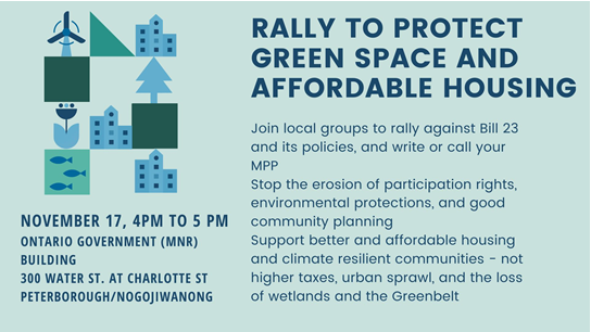 📢 #ptbo. Tomorrow 👇 #SaveOntarioWetlands