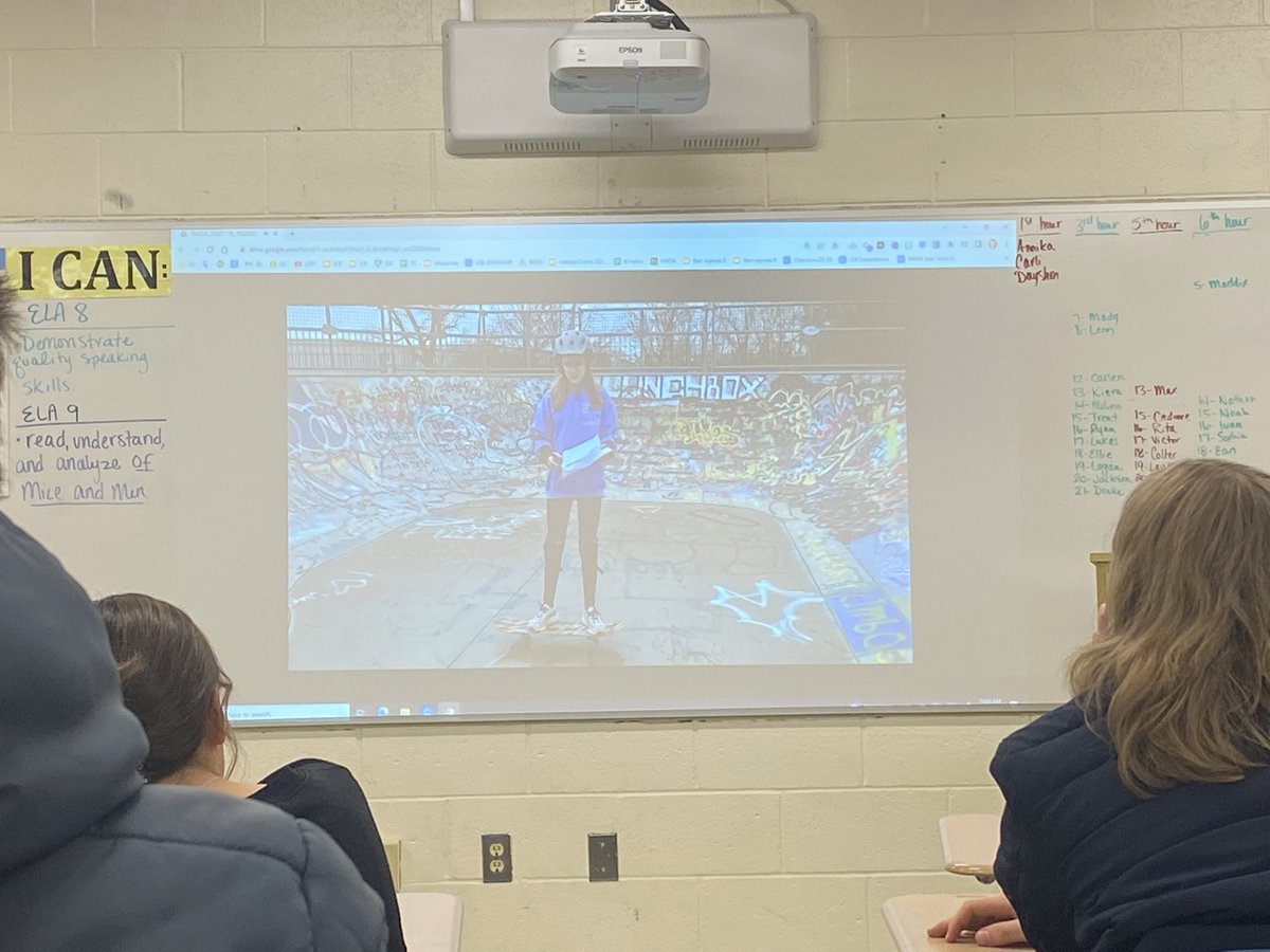 acoppGL's tweet image. Speaking with purpose: student choice projects and presentations. Research whatever you want and present however you want! Some live, some recorded, some with a video within a live presentation. #glcsms #gogulllake