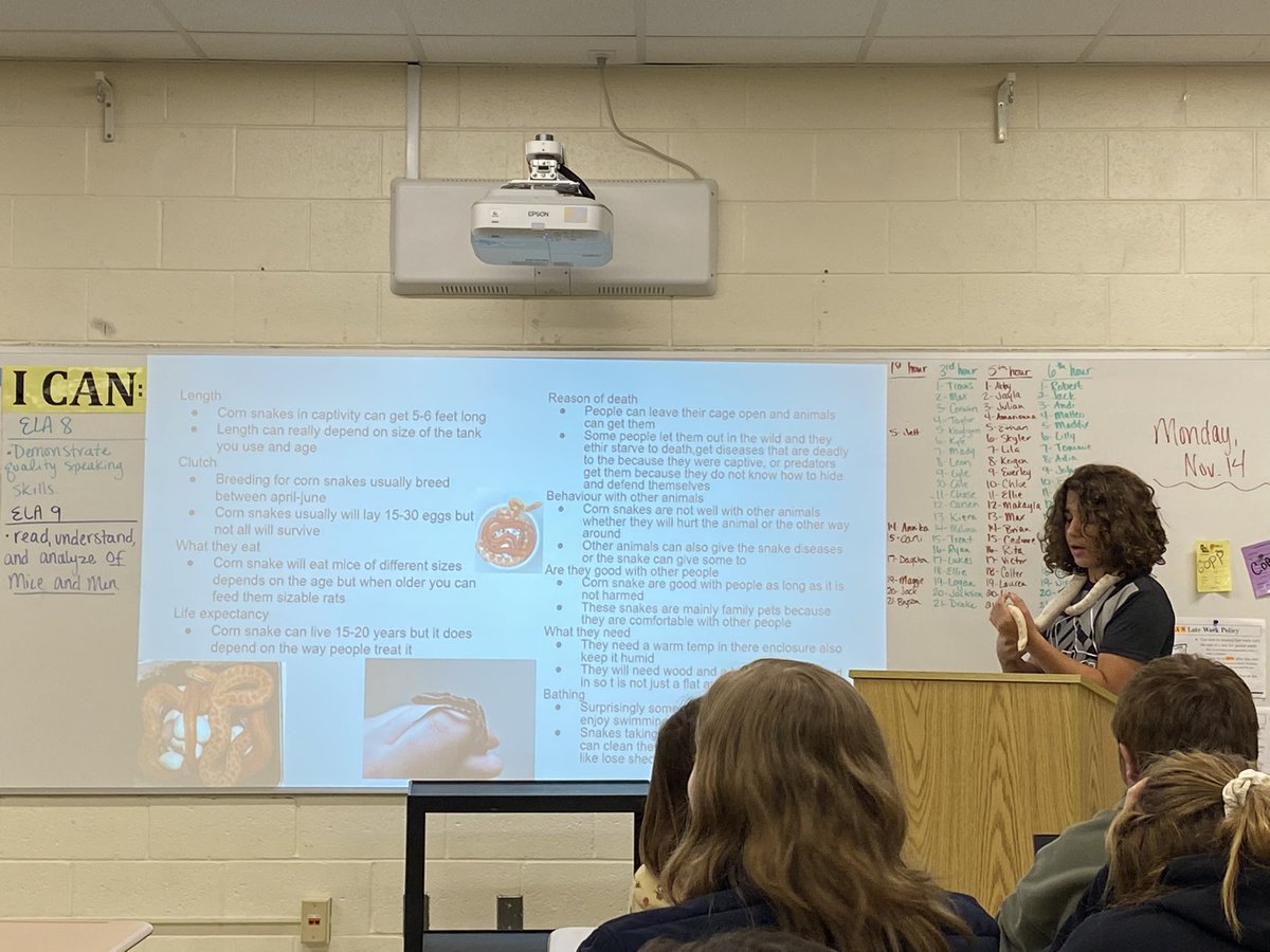 acoppGL's tweet image. Speaking with purpose: student choice projects and presentations. Research whatever you want and present however you want! Some live, some recorded, some with a video within a live presentation. #glcsms #gogulllake