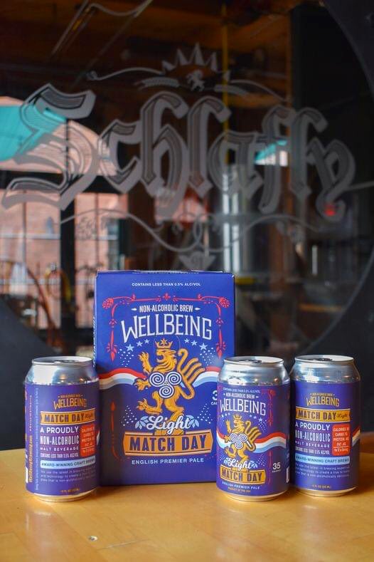 NEW BREW! Introducing Match Day Light, a 35-calorie NA English Pale Ale in collaboration with <a href="/Schlafly/">Schlafly Beer</a>. Grab a 6-pack for the game: tinyurl.com/5e54de58