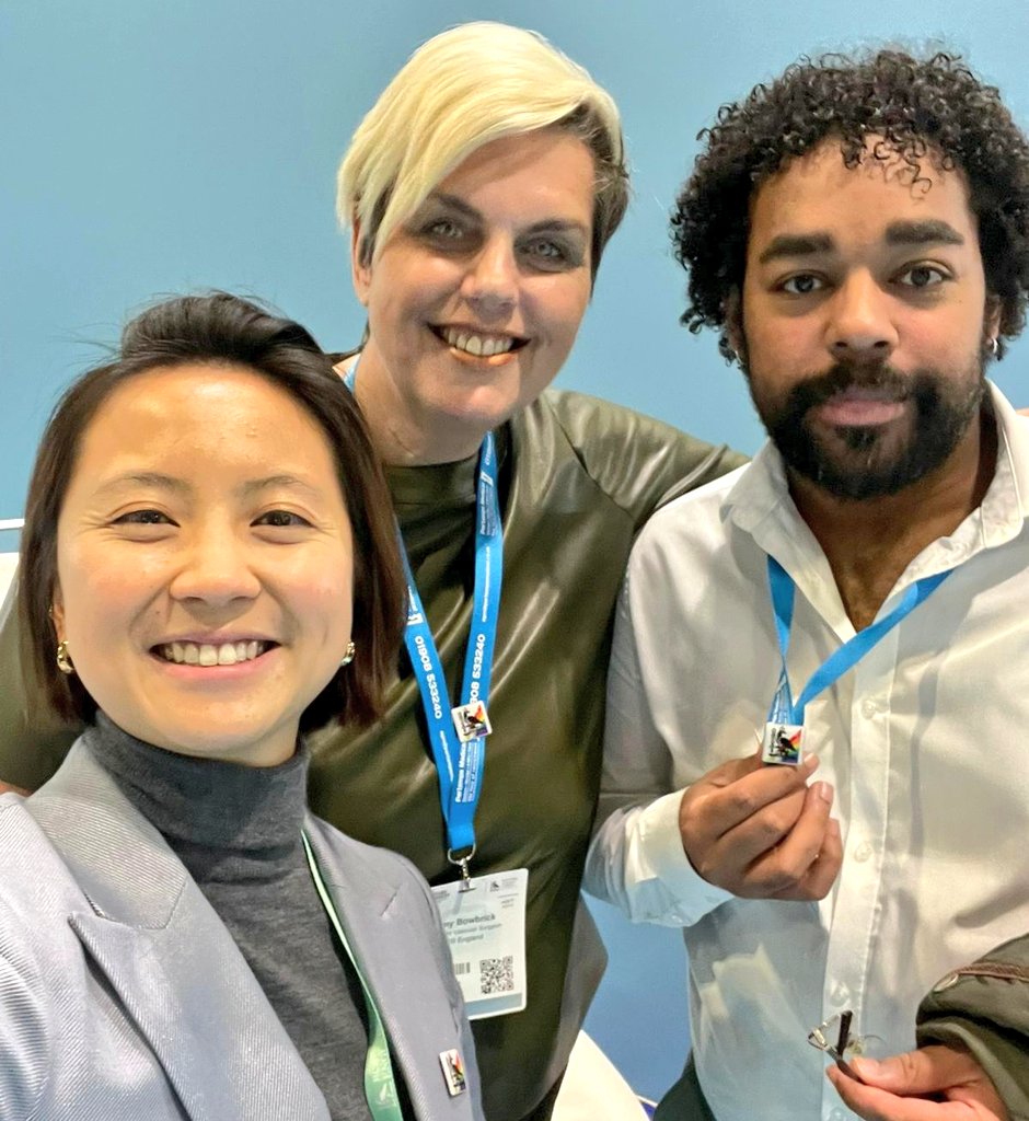 PRiSM_Surgery's tweet photo. So proud of @GinnyAB @karenkchui @Not4Twos repping #TeamPRiSM at the Future Surgery Show ๐ฅฐ If you didn't get your hands on one of the 500 badges with our new logo, don't worry! @RCSnews have already promised to print us some more ๐
#PrideInSurgery ๐ณ๏ธโ๐๐ณ๏ธโโง๏ธ https://t.co/ju4x0K8LoW