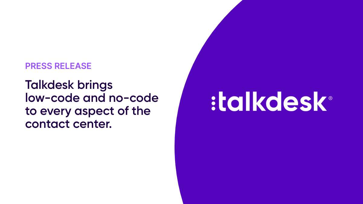 Talkdesk's tweet photo. Today, we introduce Talkdesk Automation Designer™ and Talkdesk Workspace Designer™. 🤩 

The latest additions to the Talkdesk Builder suite, these tools enable organizations to easily develop and customize their #CX with clicks, not code. 

Learn more 👉 https://t.co/GC48GbGCri https://t.co/u70Xk9AaGN